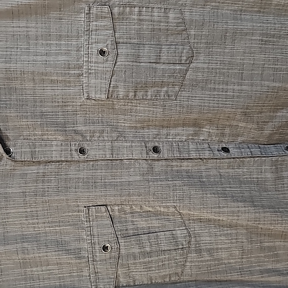 Grey Alfani button down sorry - Picture 3 of 4